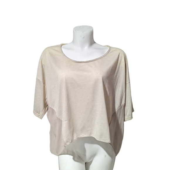 Bar III Tops - Bar III Cream Blouse
